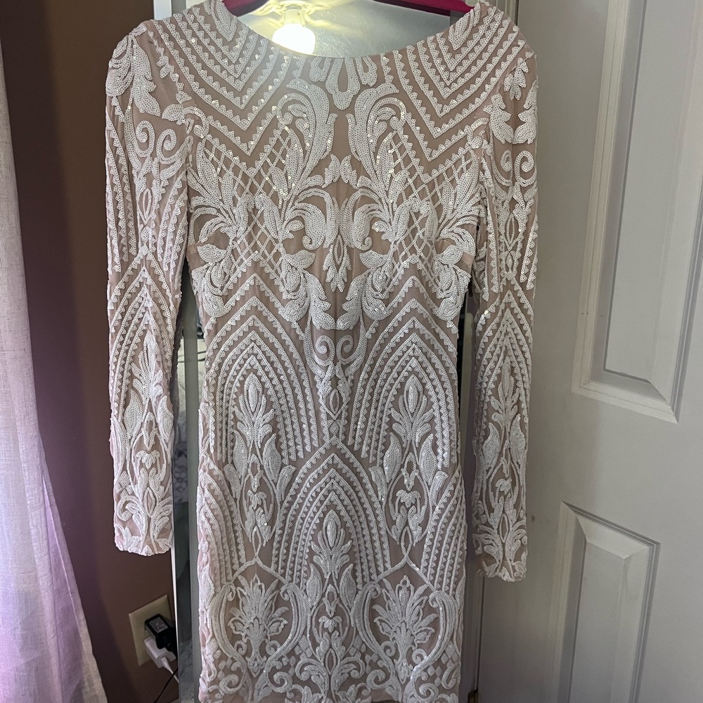 Elegant White Windsor Dress